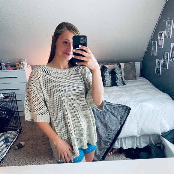 Short sleeve sweater - Picture 1 of 5